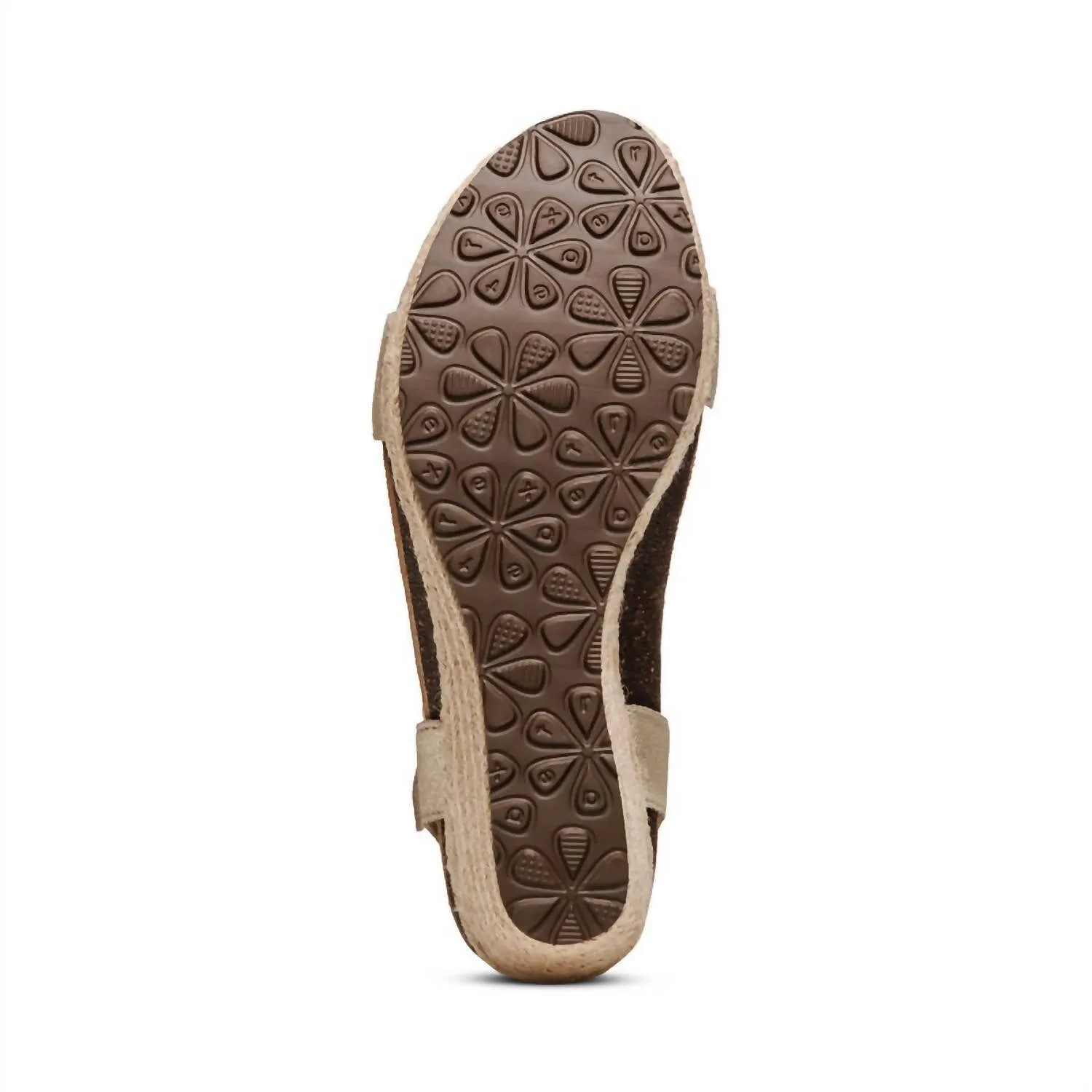 Sydney Quarter Strap Espadrille Wedge Sandal In Champagne