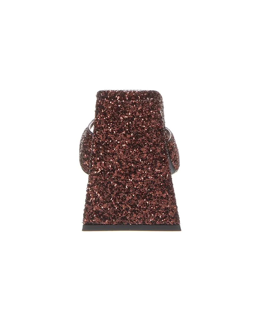 The Attico Devon Glitter Mule