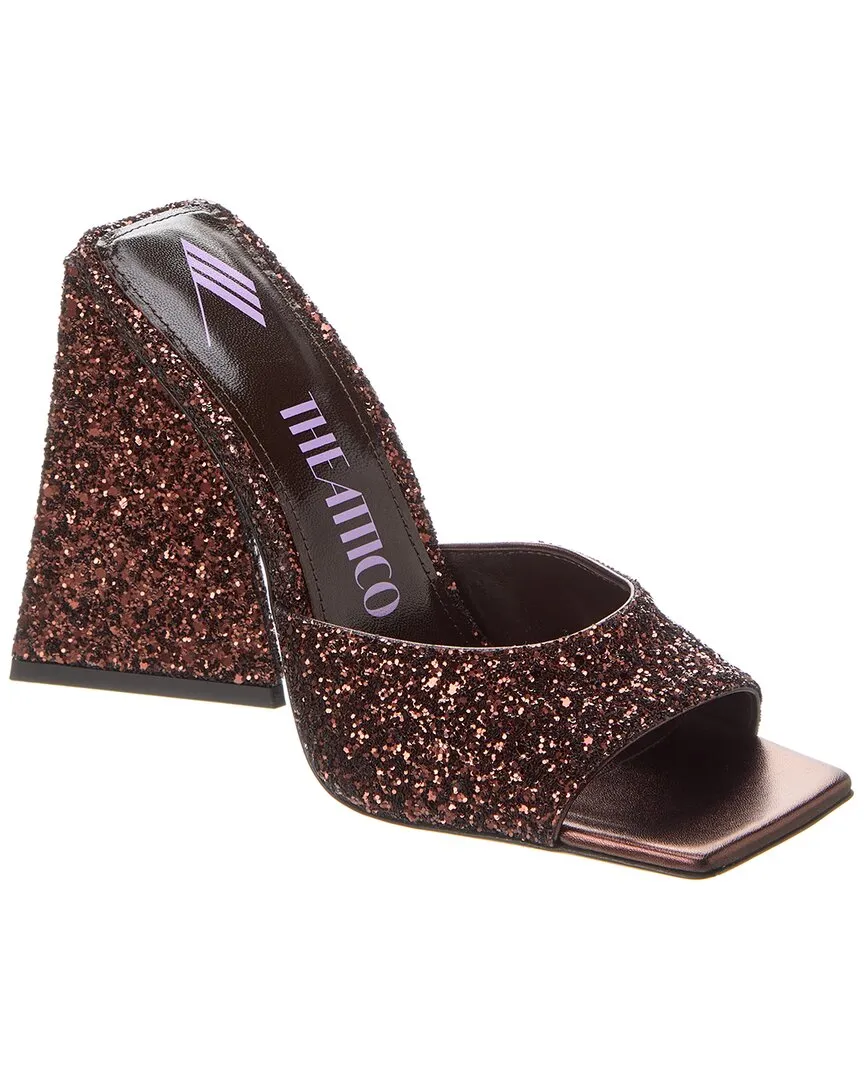 The Attico Devon Glitter Mule