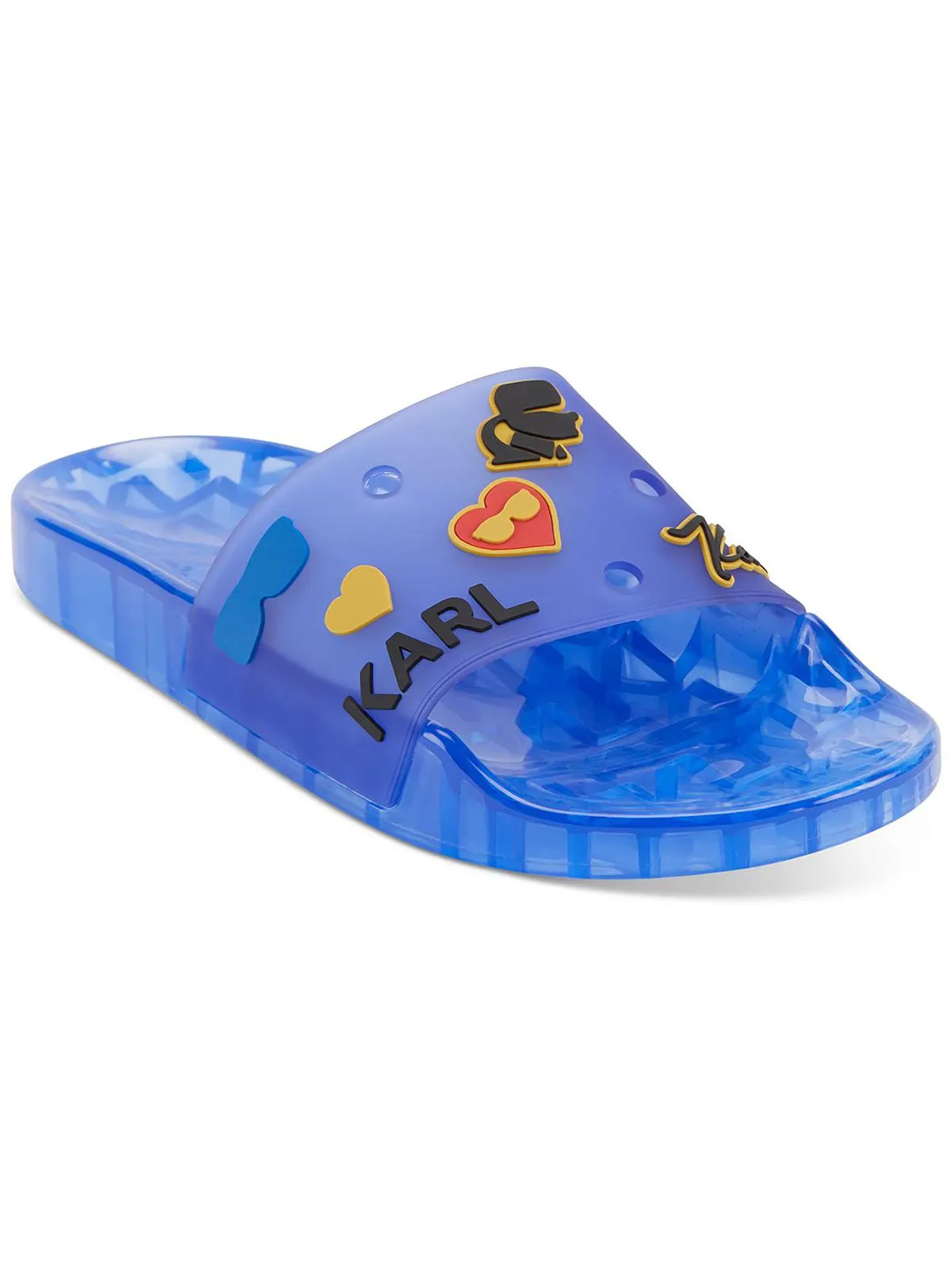 THEA Womens Slip On Open Toe Pool Slides