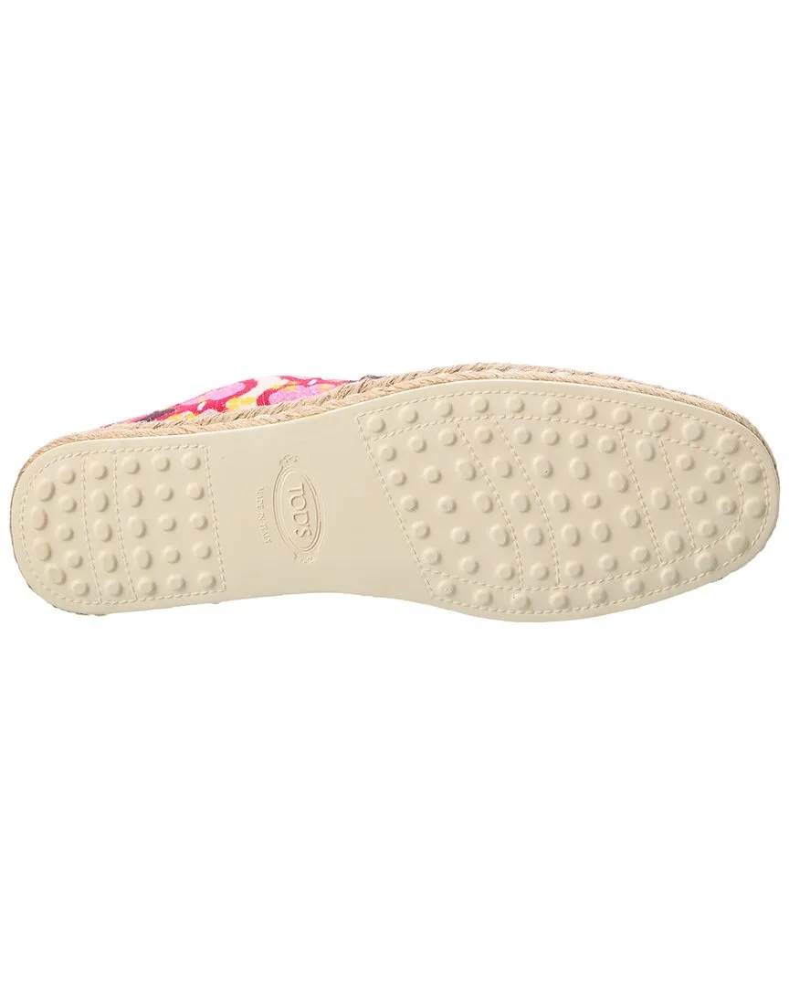 TODs Canvas Espadrille
