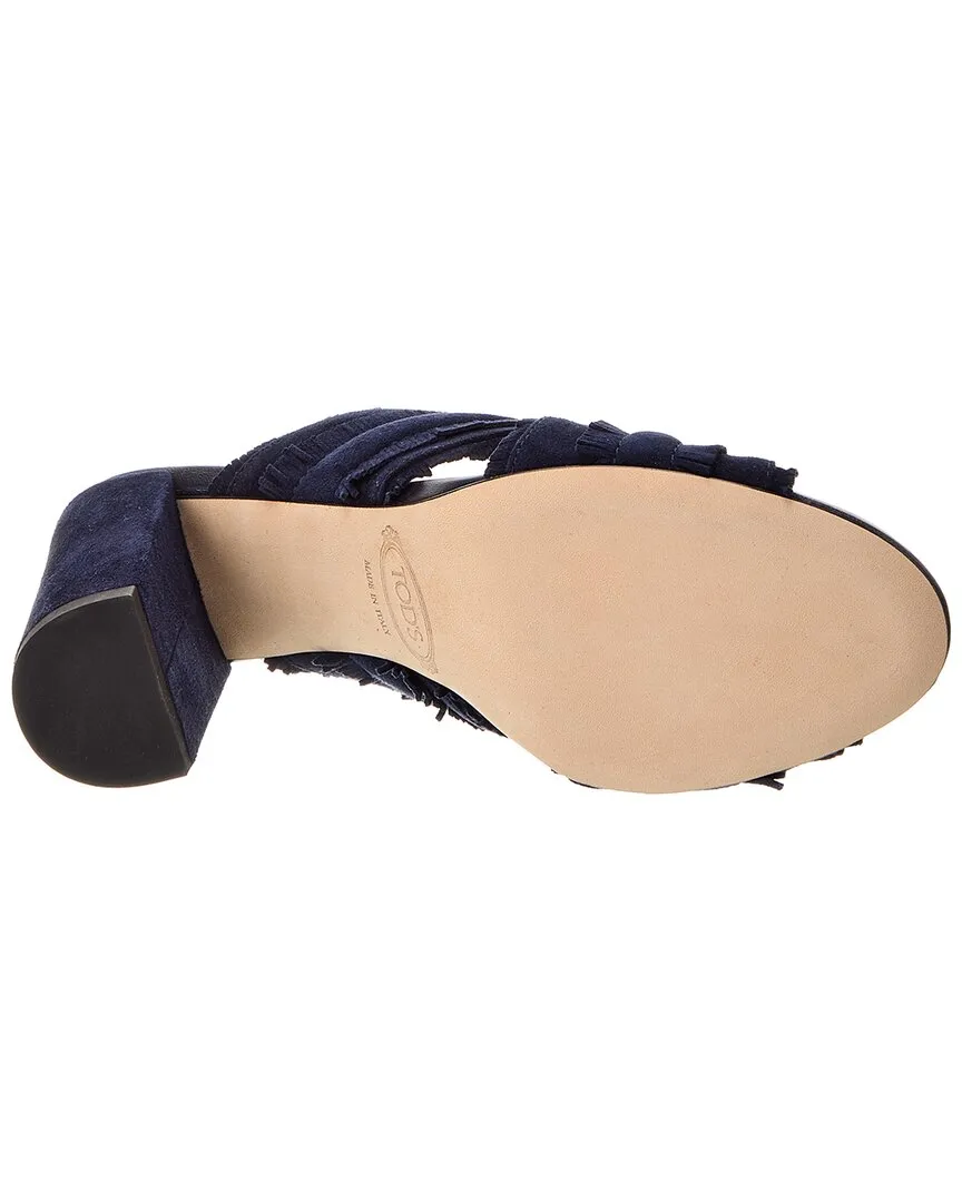 TODs Suede Mule