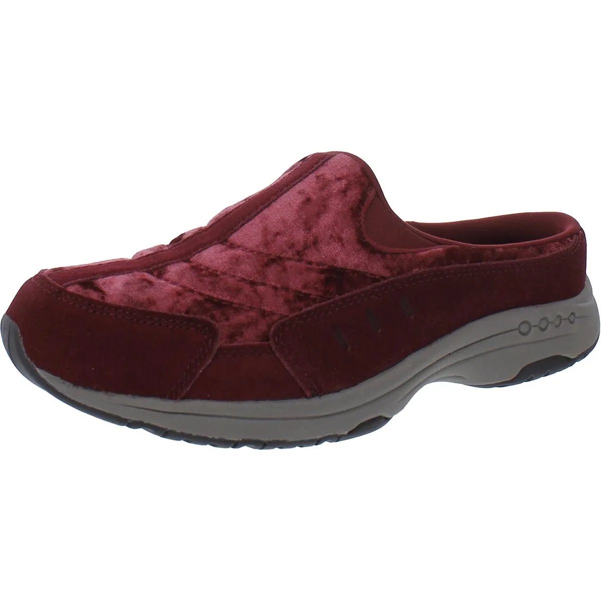 Travel Time  Womens Suede Slip On Mules