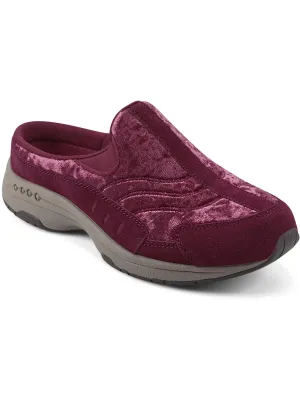 Travel Time  Womens Suede Slip On Mules
