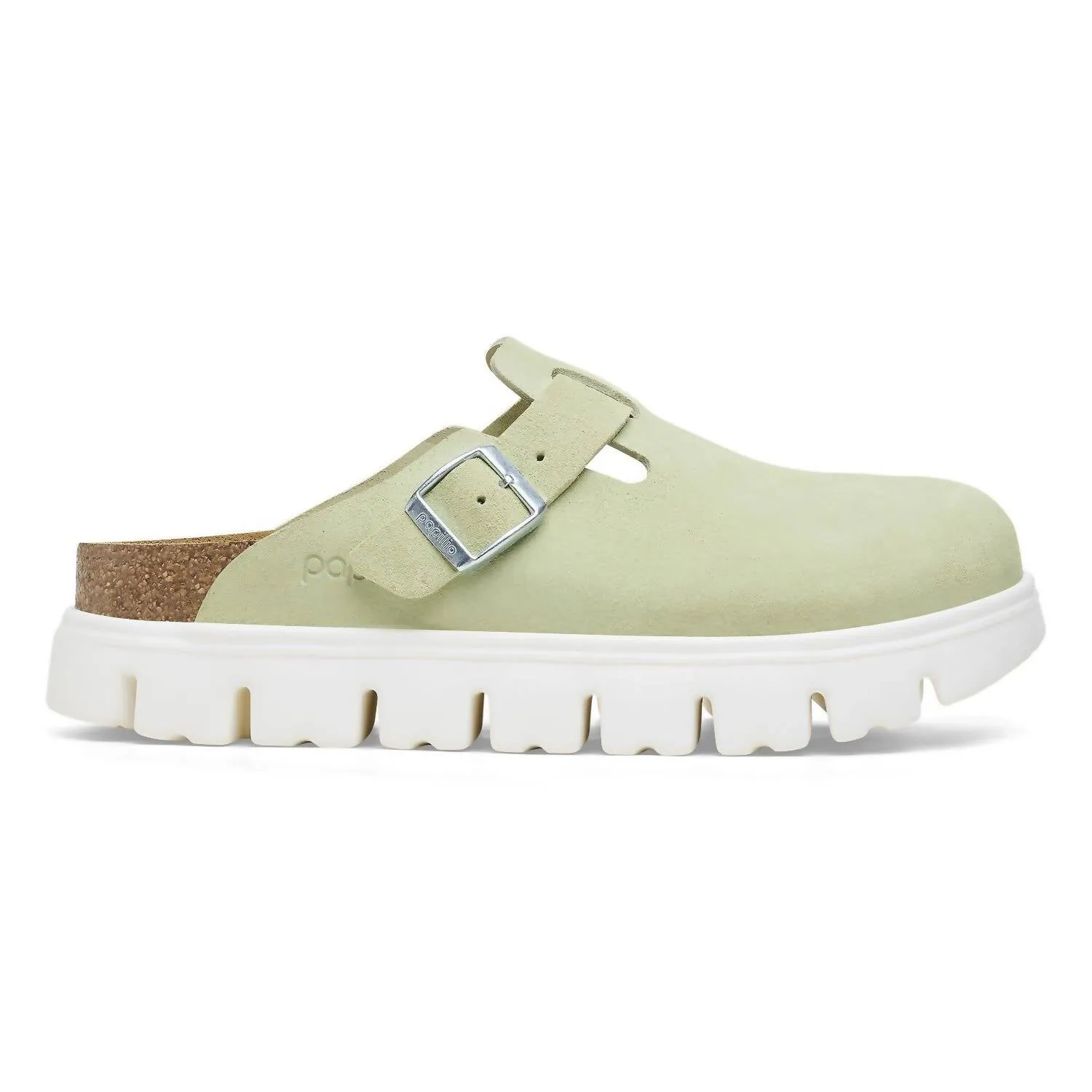 Unisex Boston Chunky Clog - Narrow In Faded Lime