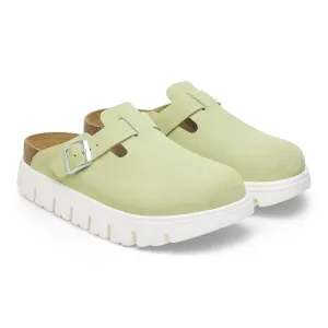 Unisex Boston Chunky Clog - Narrow In Faded Lime