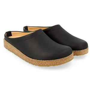 Unisex Phillip Premium Leather Clog In Black
