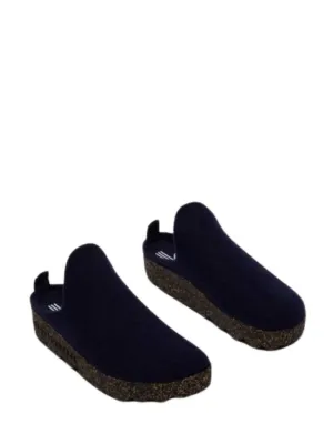 Unisex Round Toe Come Mule In Navy