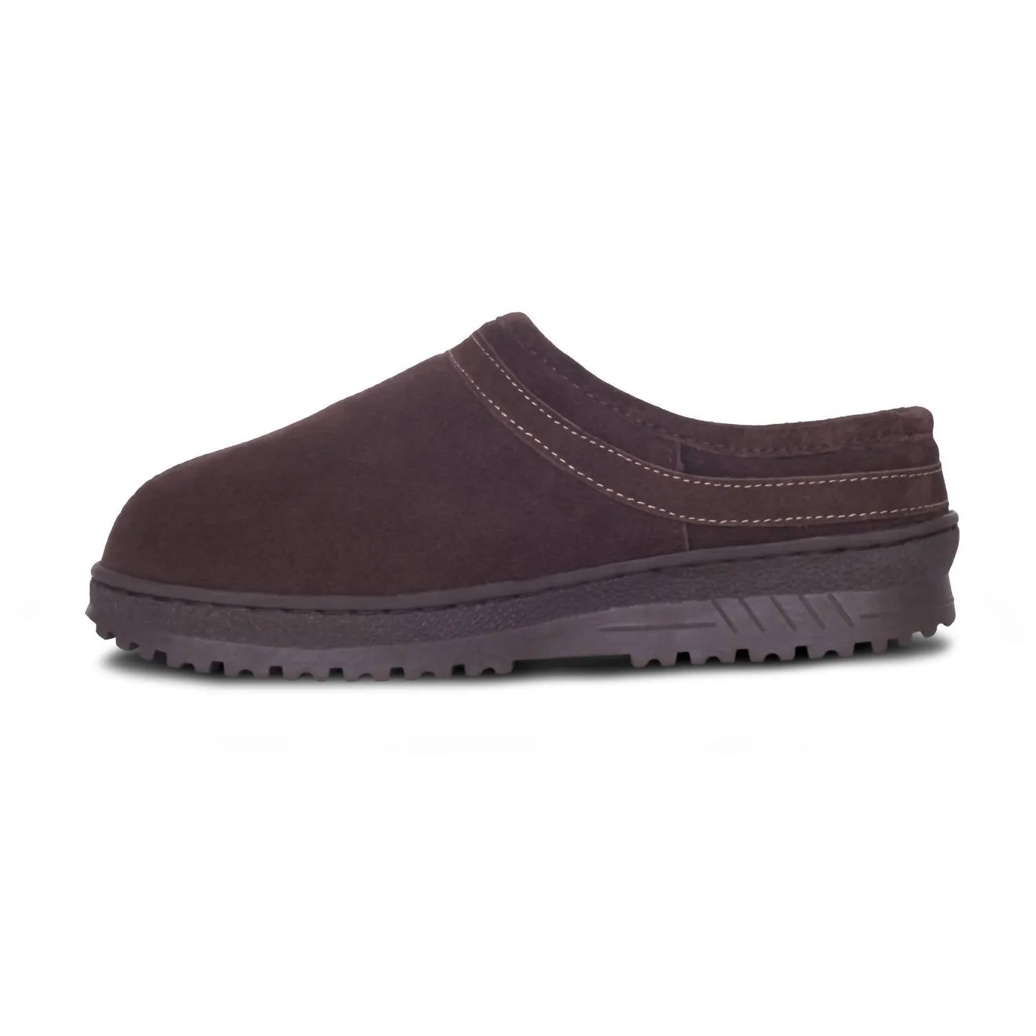 Unisex Sheepskin Clog In Chocolate