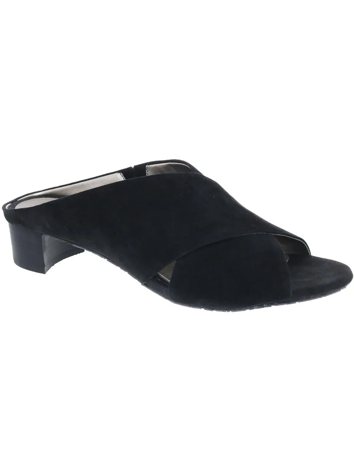 Va Va Voom Womens Leather Slip On Mules