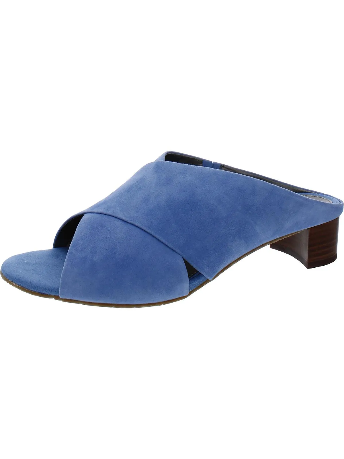 Va Va Voom Womens Leather Slip On Mules