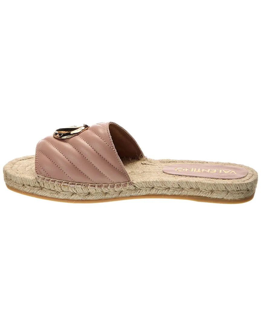 Valentino by Mario Valentino Clavel Leather Espadrille Sandal