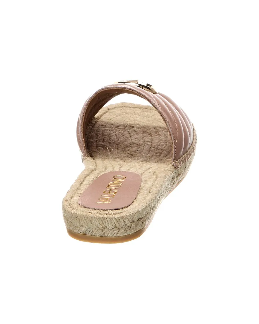 Valentino by Mario Valentino Clavel Leather Espadrille Sandal