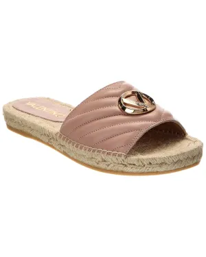 Valentino by Mario Valentino Clavel Leather Espadrille Sandal