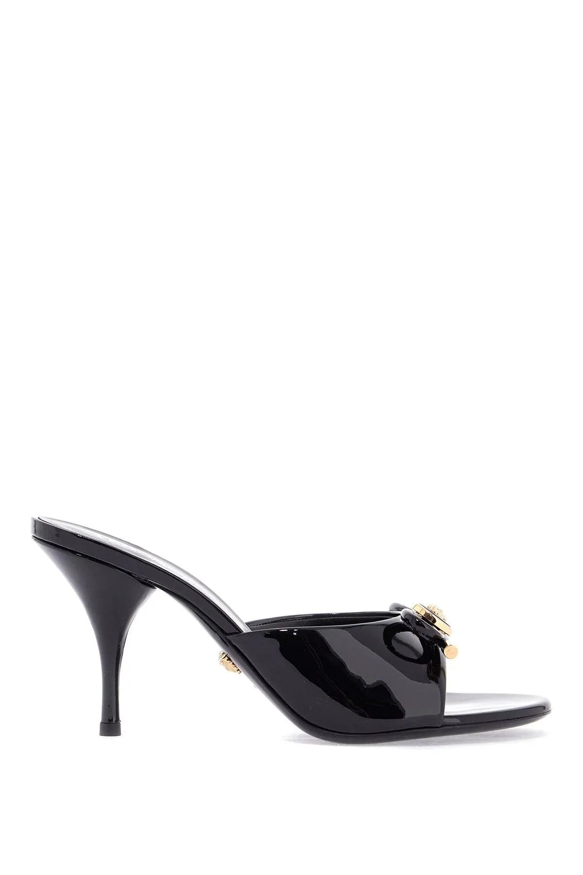 Versace Women's "Opera Bow Patent Leather Mules