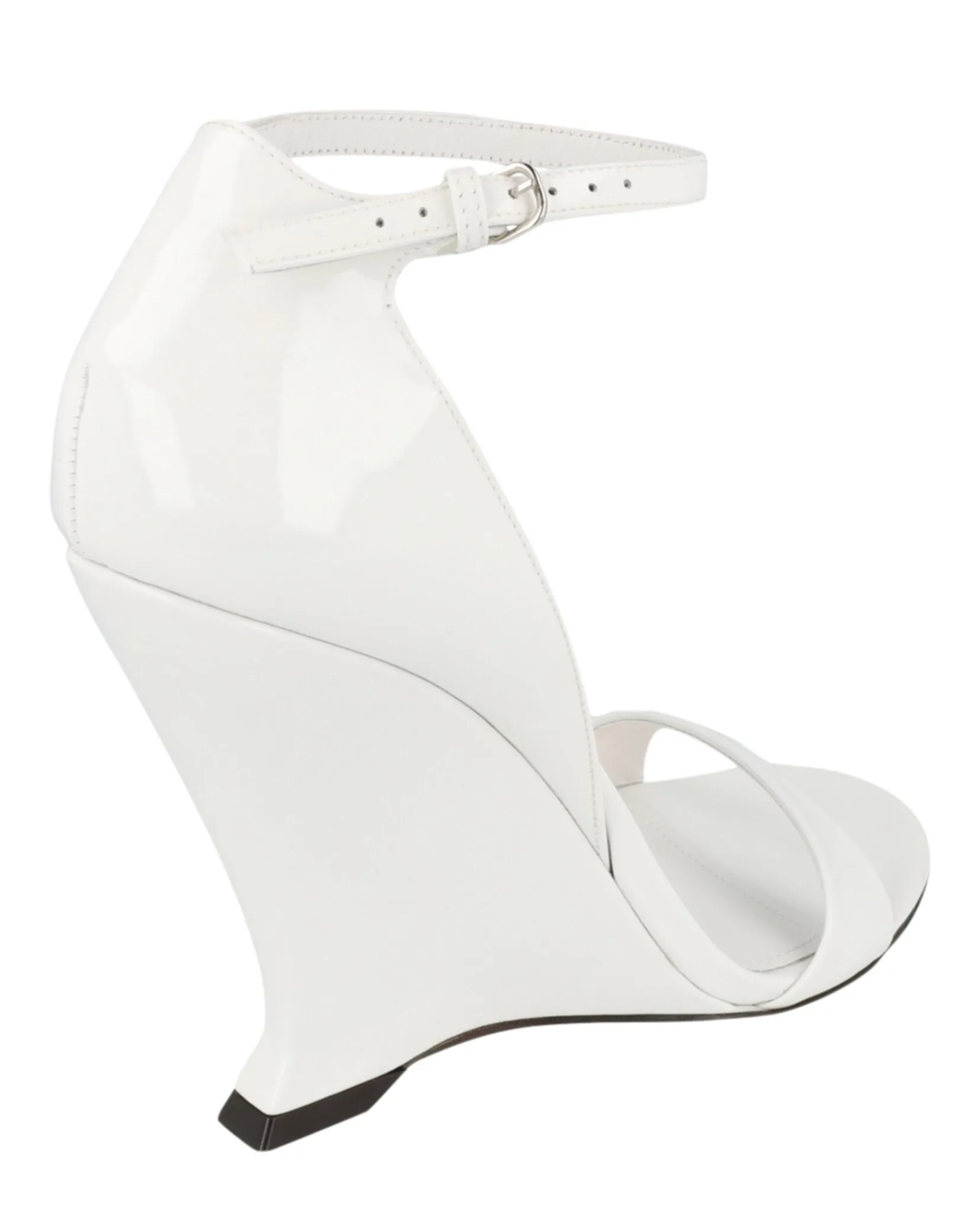 Vidette Patent Leather Wedge Sandals