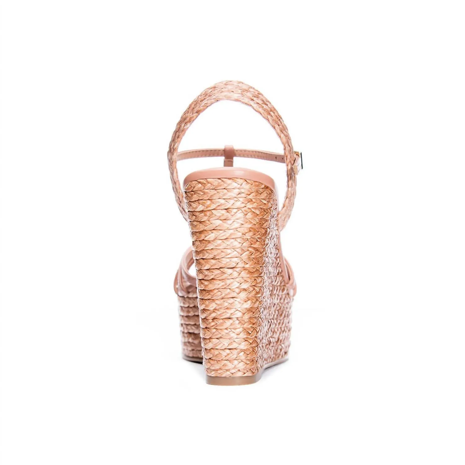 Weave Your Way Wedge In Nude