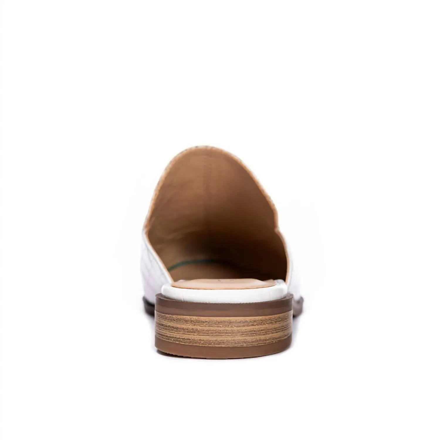 Why Don't You Slide In Croc White
