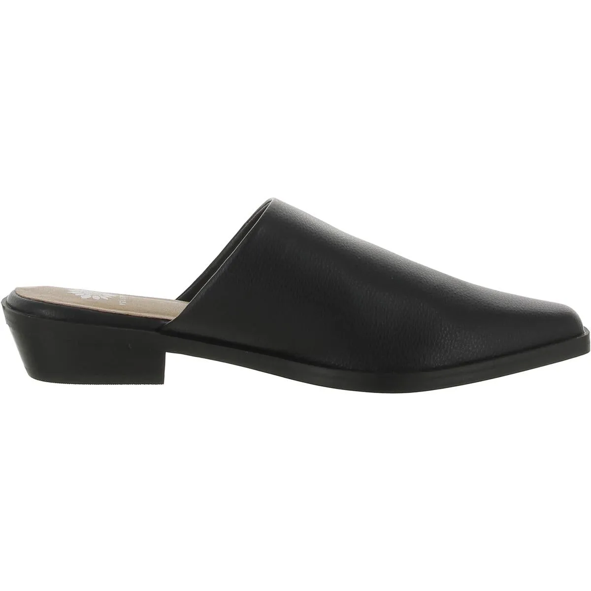 Willard Womens Faux Leather Slip On Mules