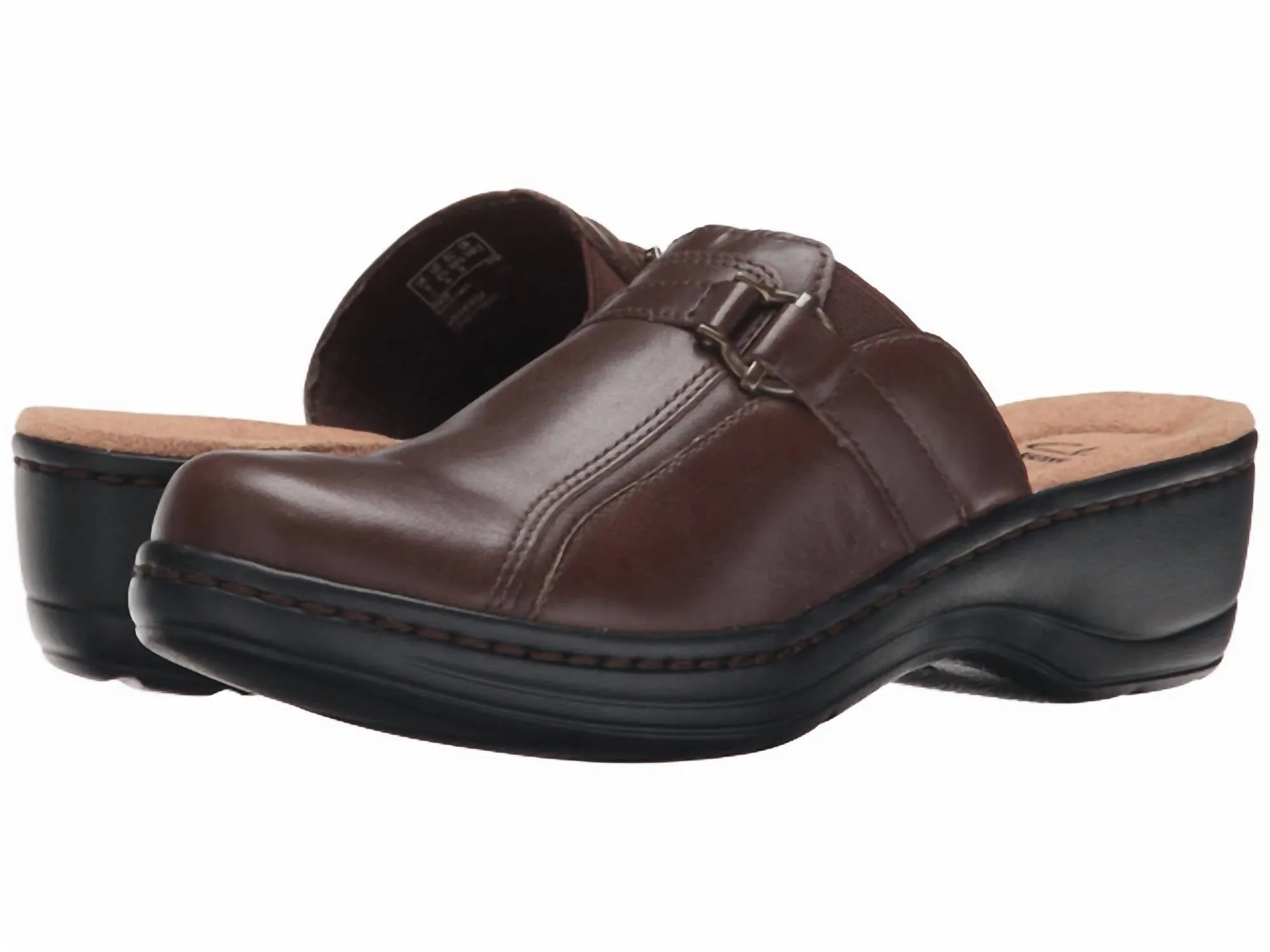 Women Hayla Marina Leather Mules Slip On Shoes In Brown