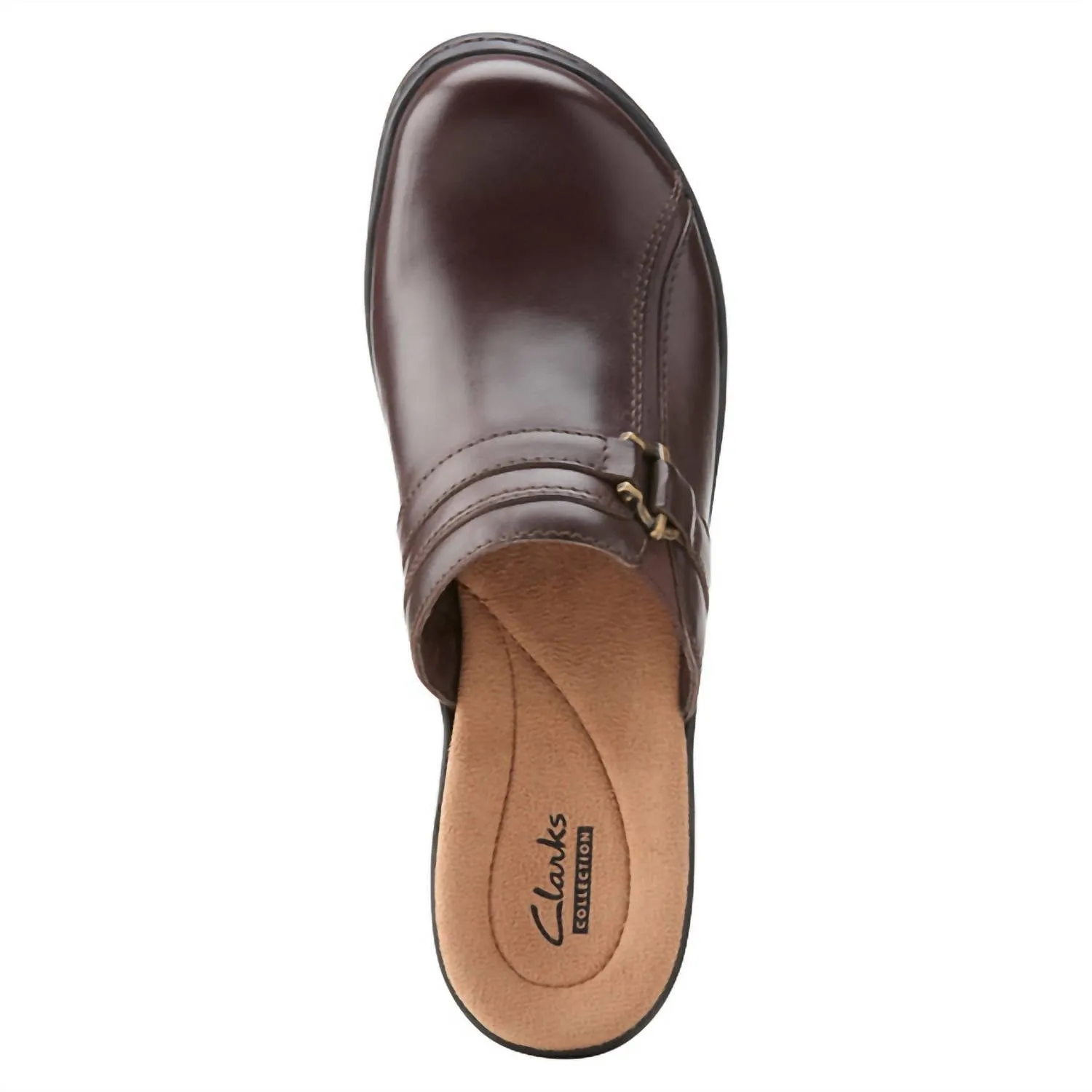 Women Hayla Marina Leather Mules Slip On Shoes In Brown