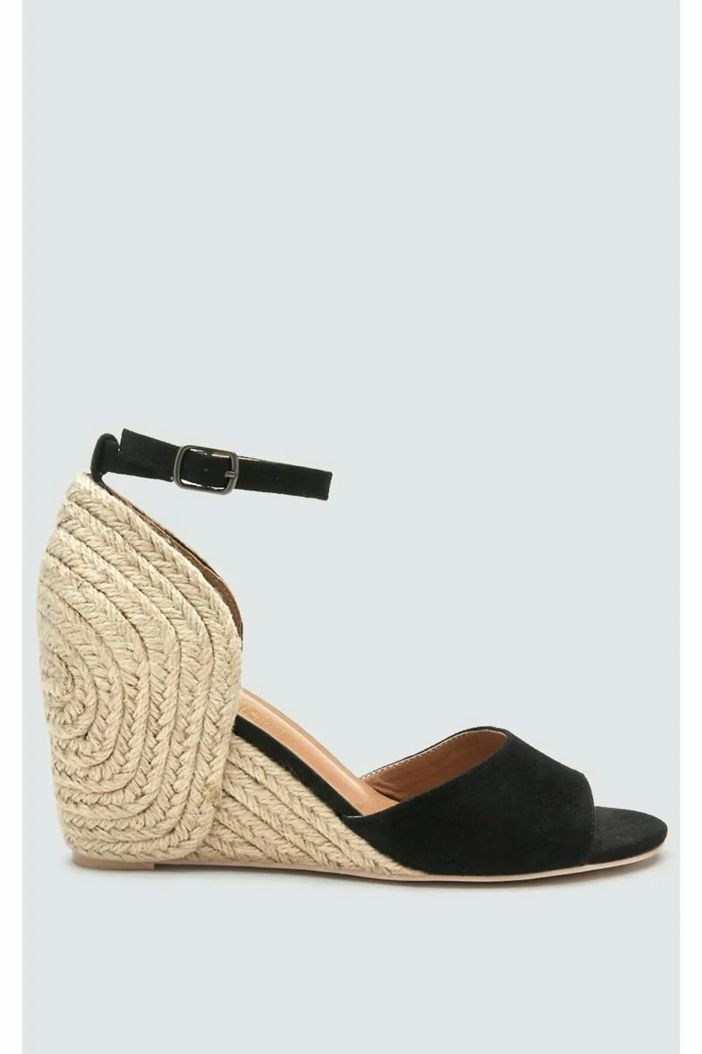 Women Horizon Espadrille Wedge In Black