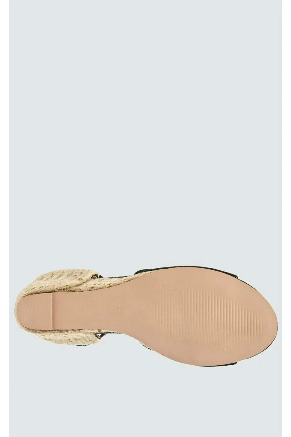 Women Horizon Espadrille Wedge In Black