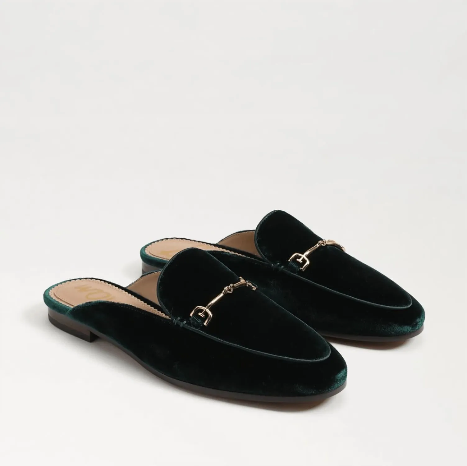 Women Linnie Bit Mule In Green Velvet