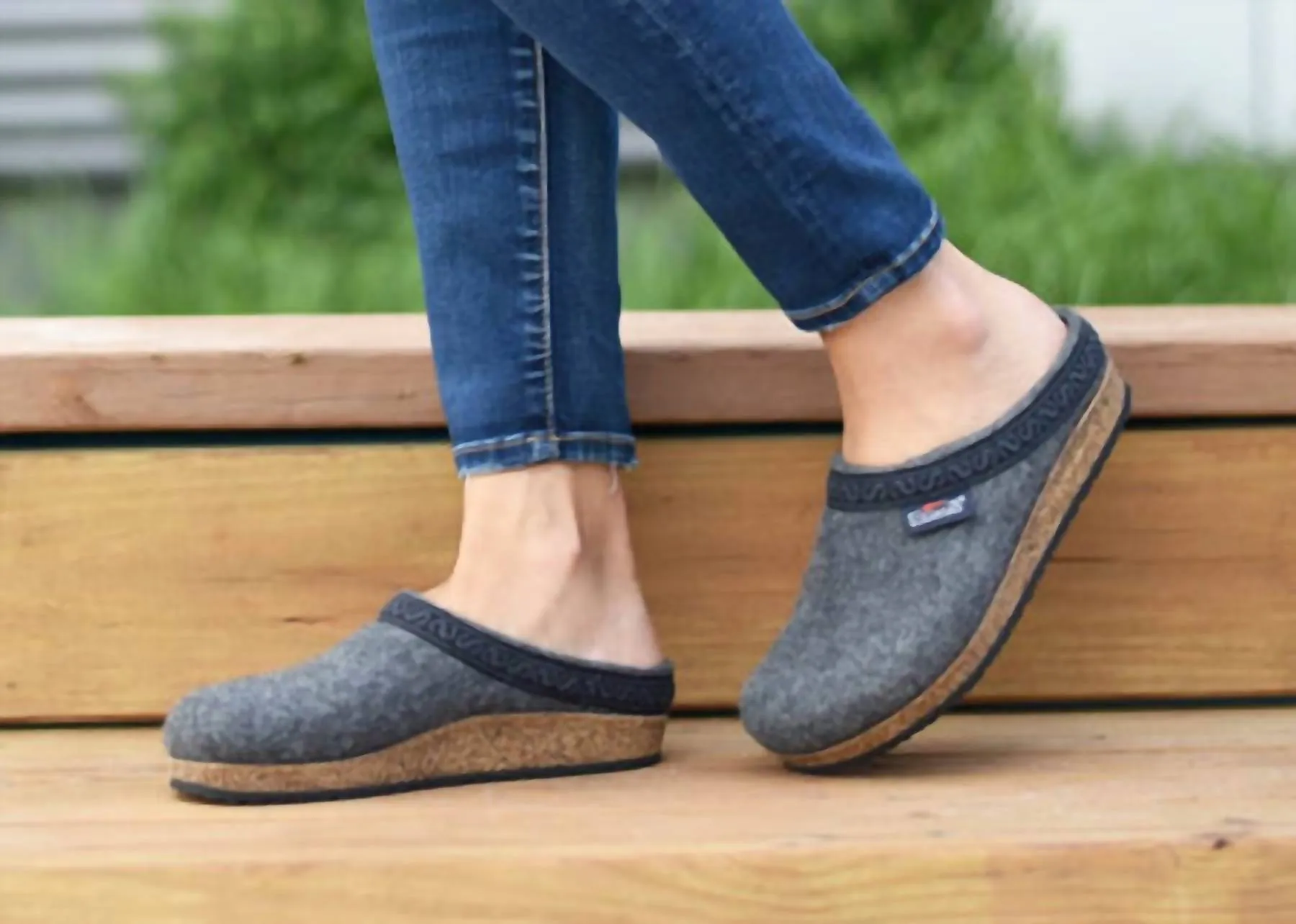 Women's 108 Wool Clog In Grey