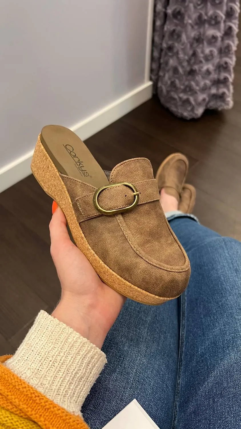 Women's All Get Out Slip On Mules In Taupe