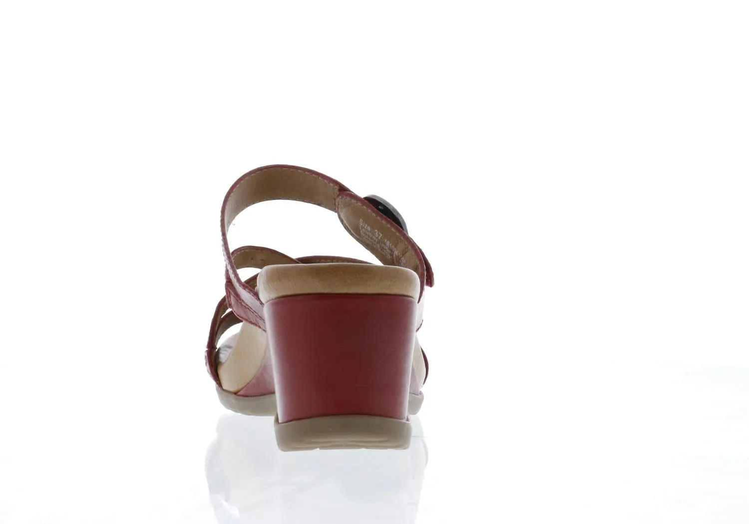 Women's Ana Wedge Sandals In Red