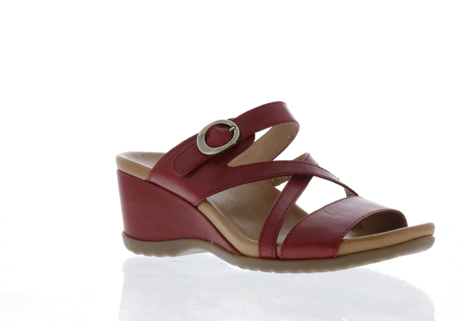 Women's Ana Wedge Sandals In Red