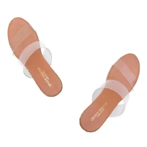 Women's Anfisa Clear Wedge In Clear Vinyl