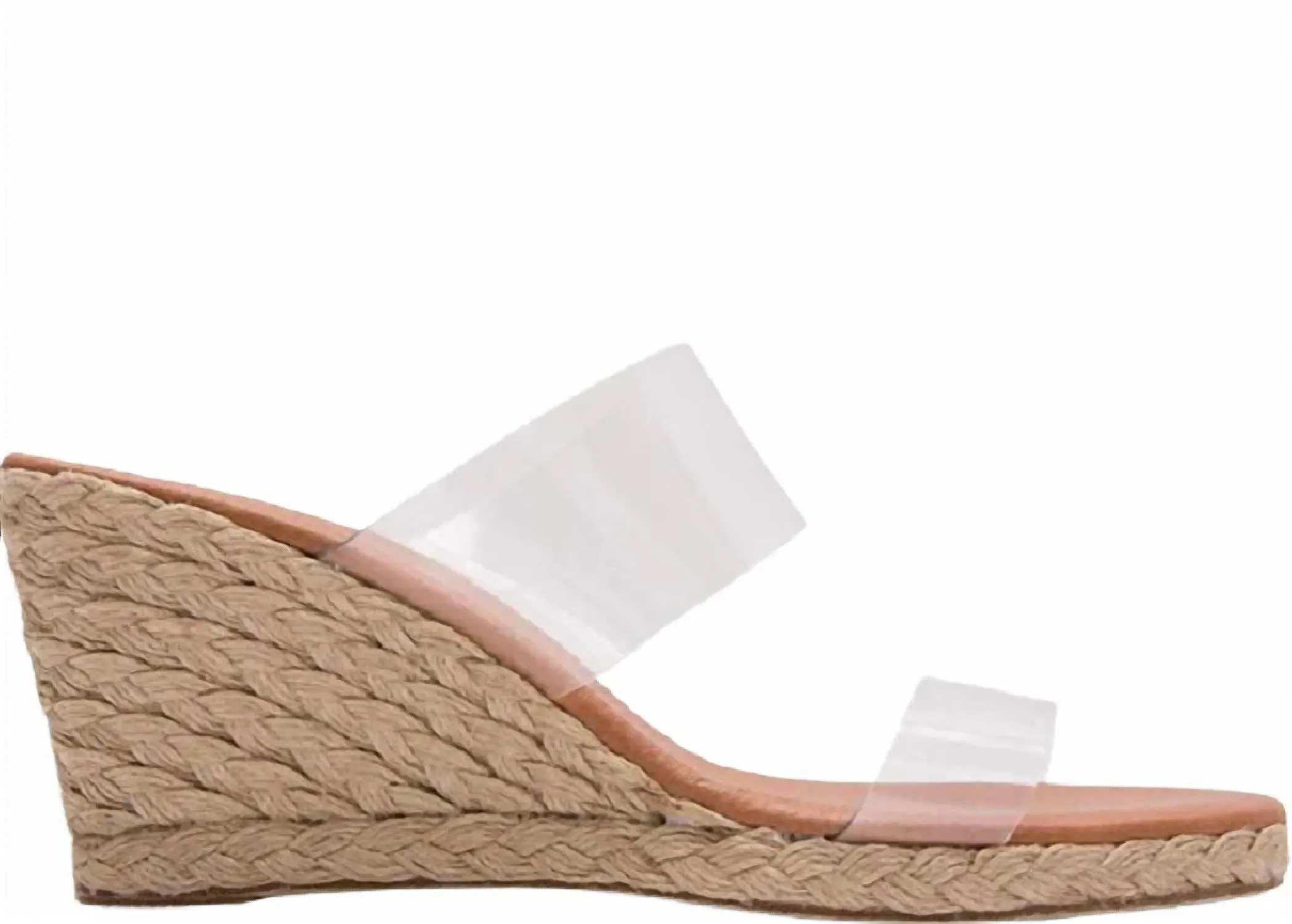Women's Anfisa Clear Wedge In Clear Vinyl