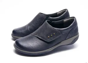 Women's Anna Velcro Clog In Navy