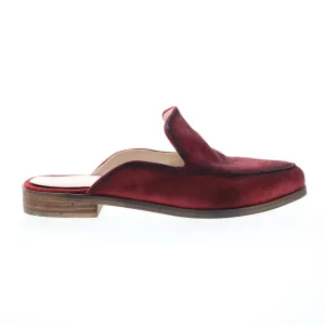 Women's Art Easel Mule In Red Suede