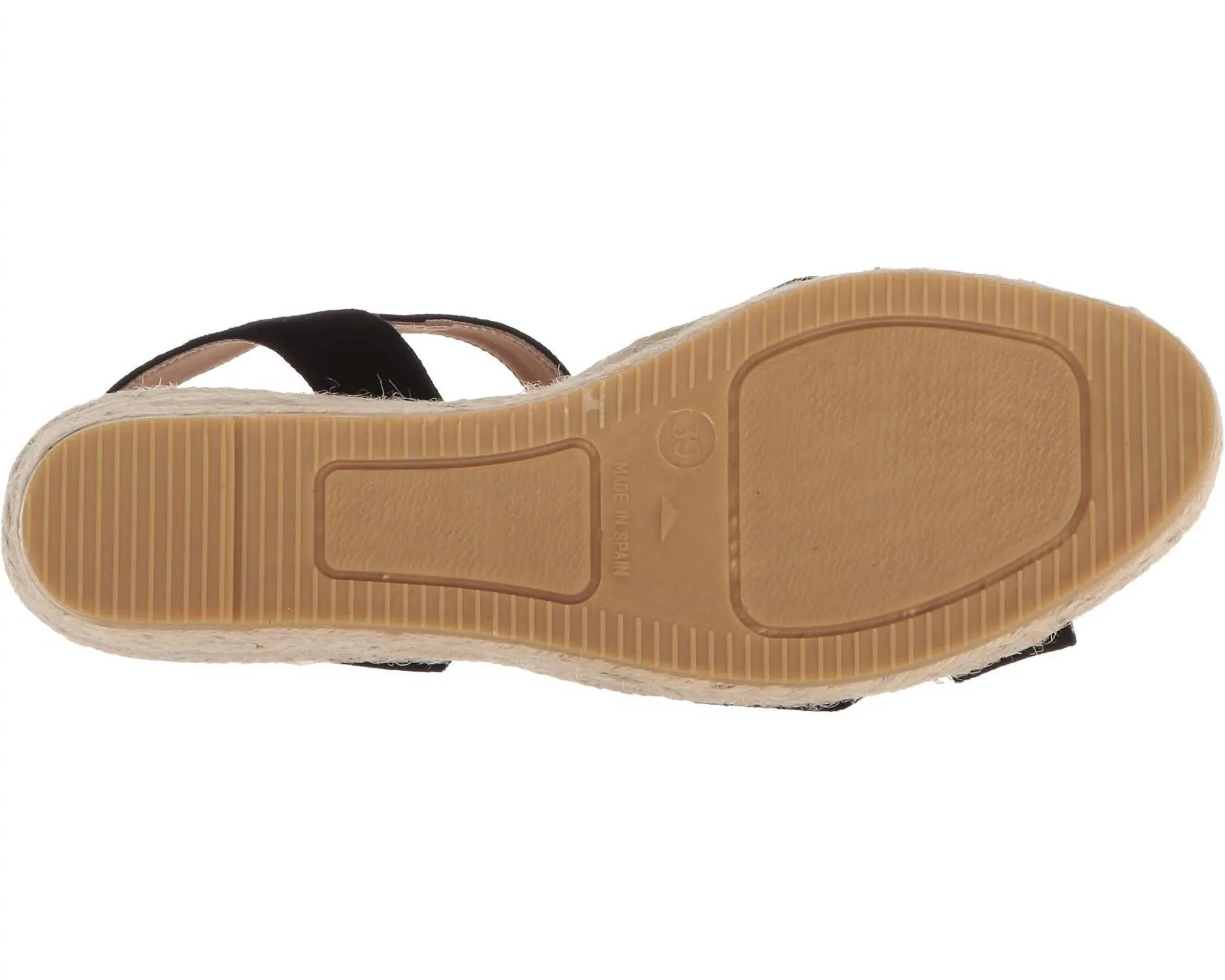 Women's Ashley Espadrille Wedge Sandals In Black