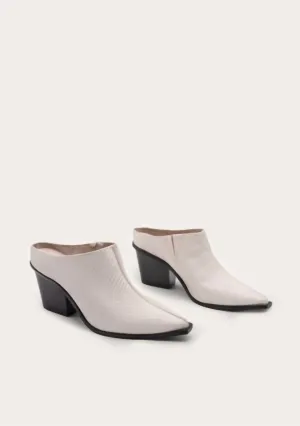 Women's Atria Textured Mule In Ivory