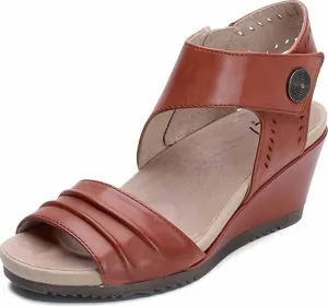 Women's Attalea Barbados Wedge Sandal In Terra Cotta