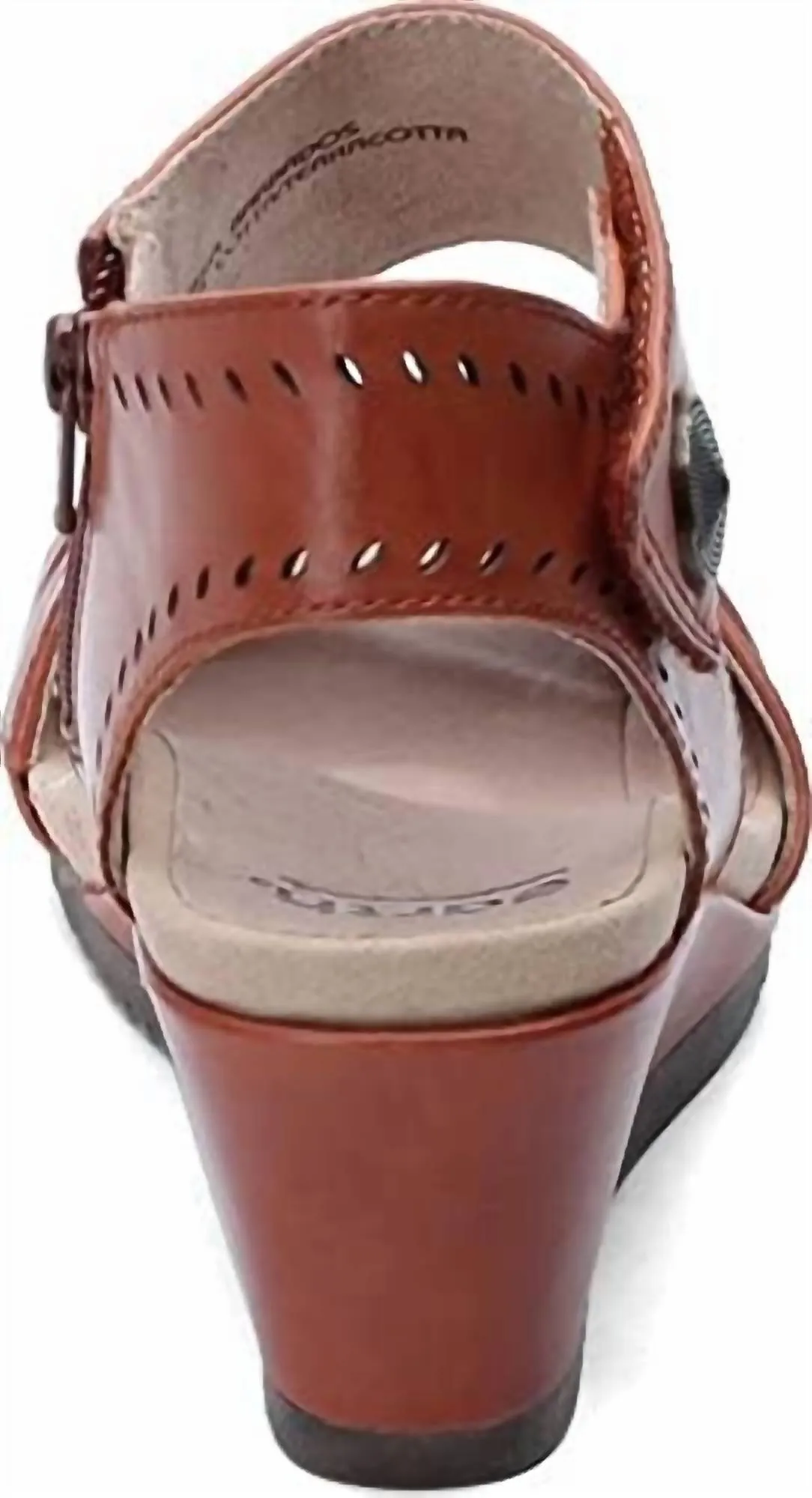 Women's Attalea Barbados Wedge Sandal In Terra Cotta