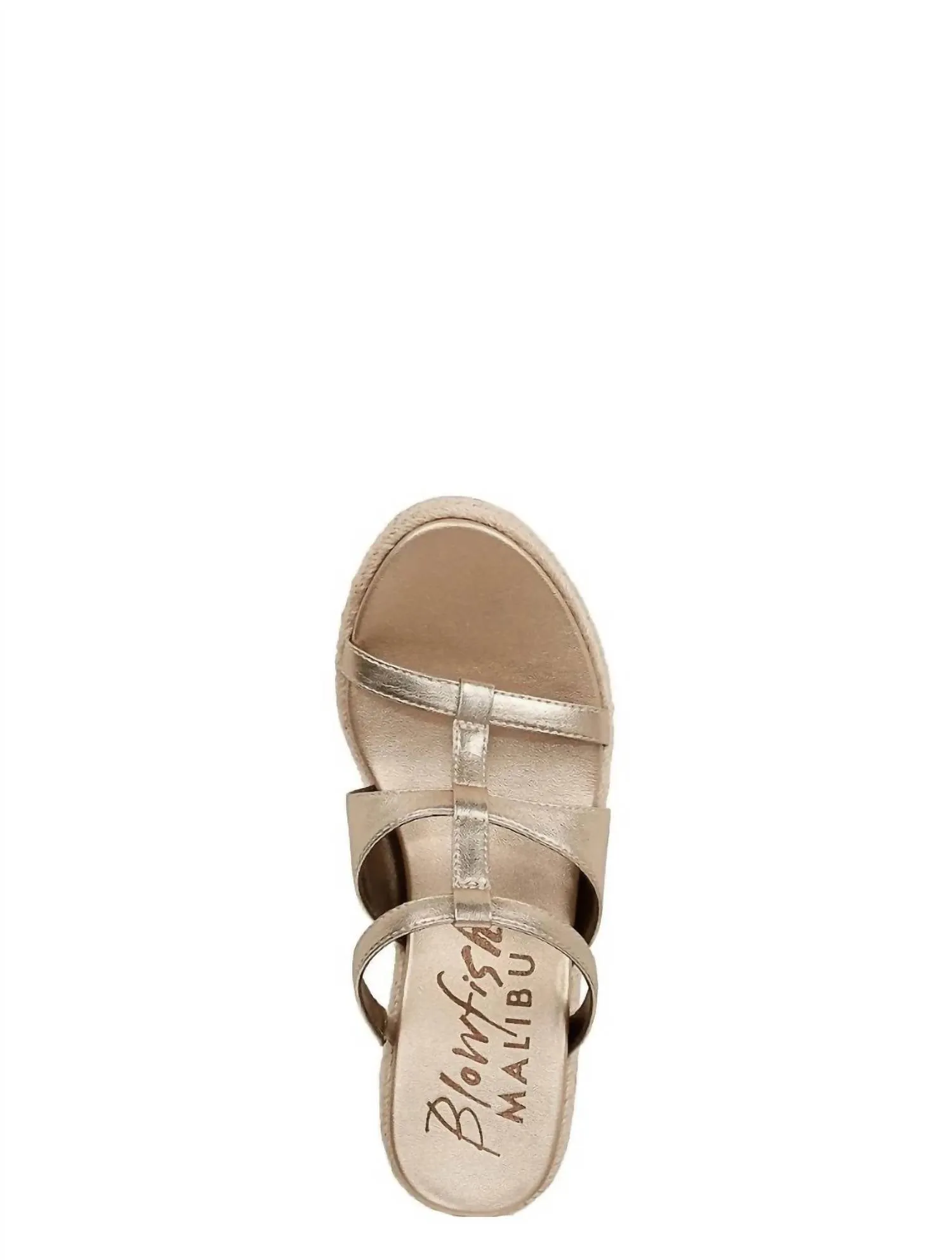 Women's Bahia Rope Sandal In Gold