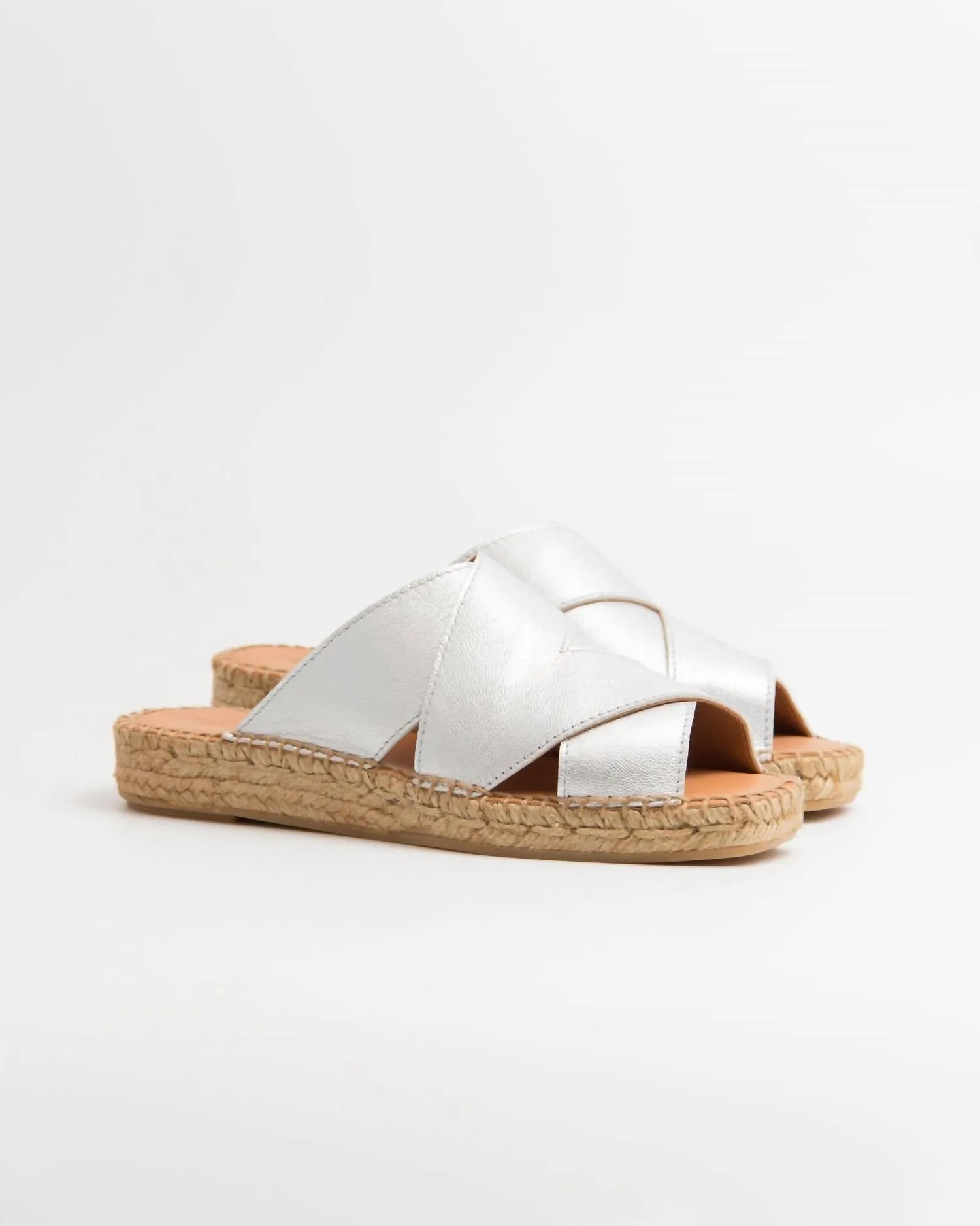 Women's Balamo Slides In Silver