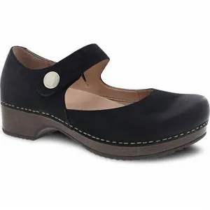 Women's Beatrice Clog Shoes In Black Burnished
