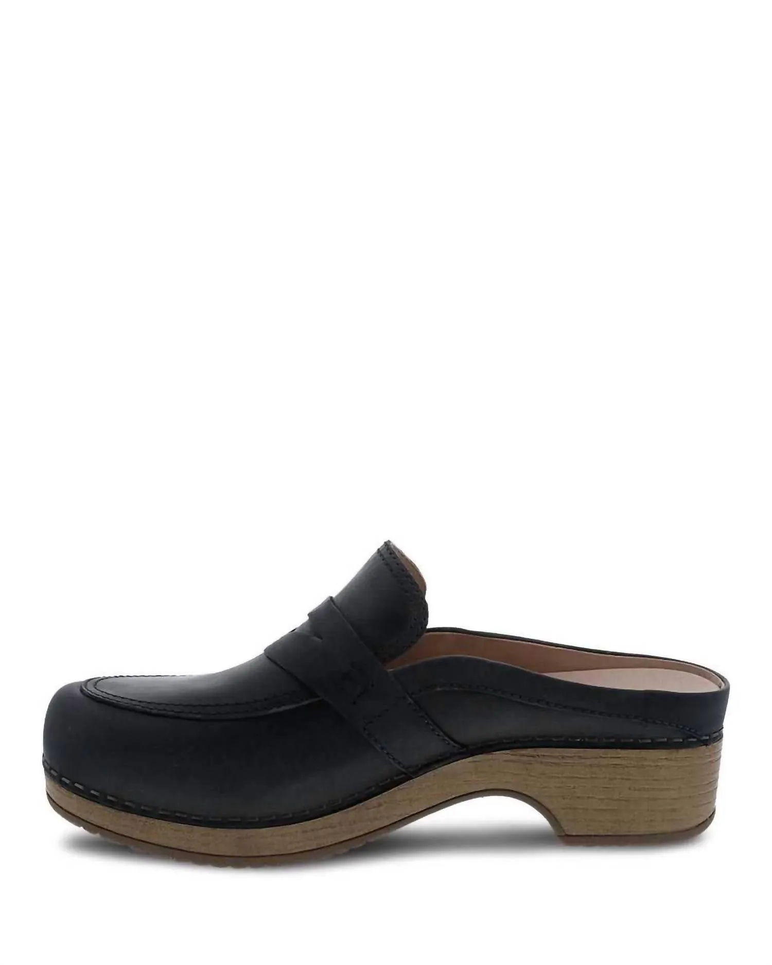 Women's Bel Penny Mule In Oiled Black