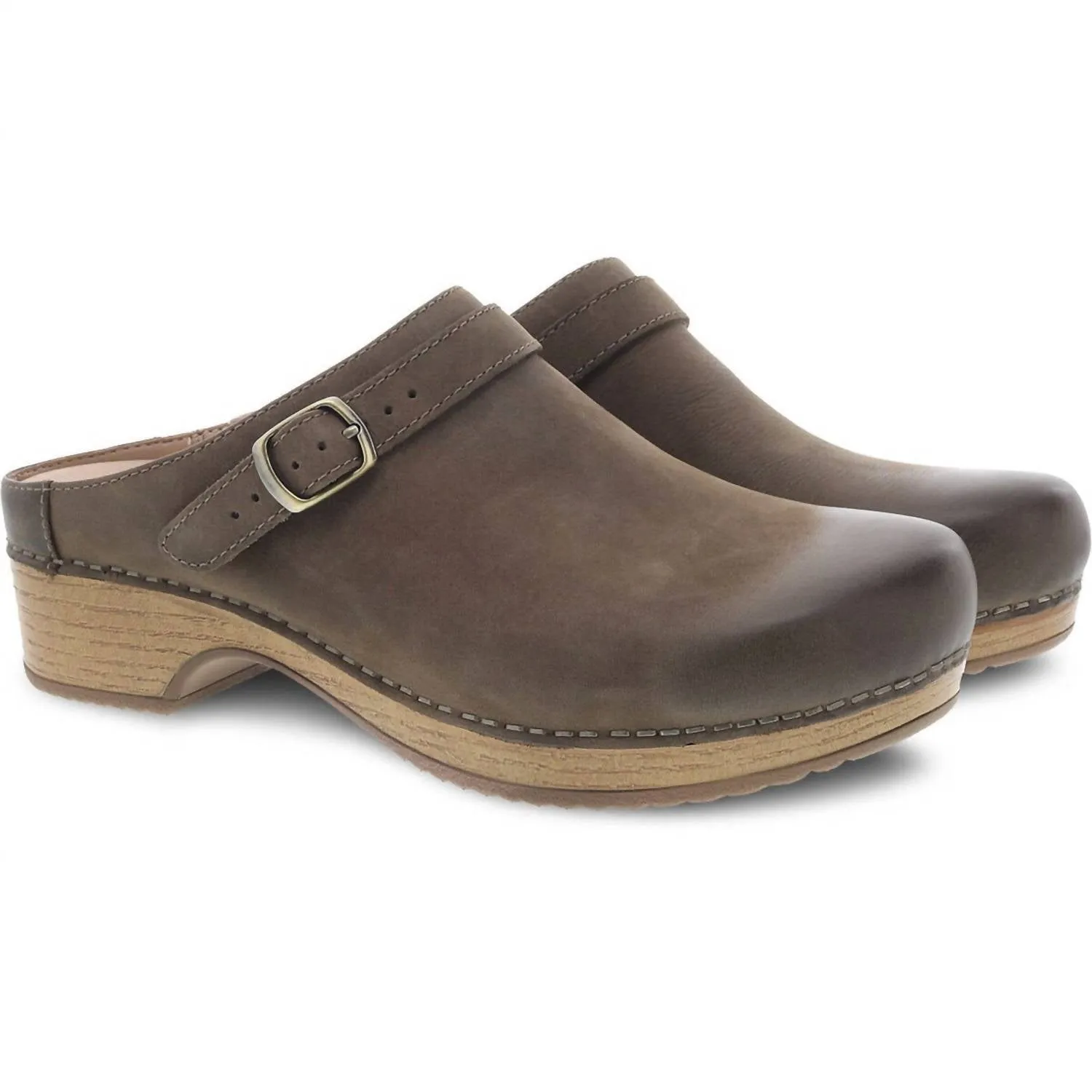 Women's Berry Slip-On Mule Clogs In Nubuck