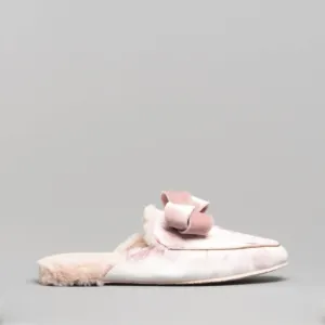 Women's Bhaybe Satin Moccasin Slippers In Pink