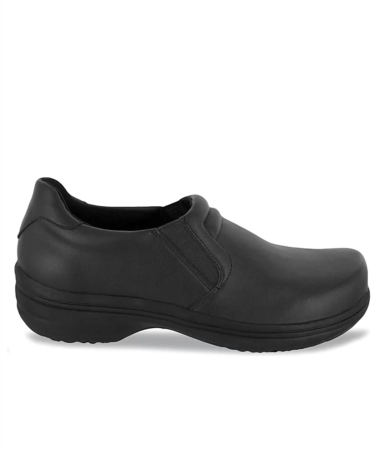 Women's Bind Slip Resistant Work Shoe - Wide Width In Black
