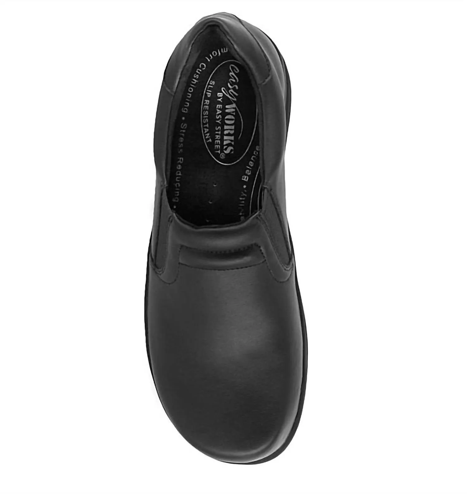 Women's Bind Slip Resistant Work Shoe - Wide Width In Black