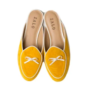 Women's Bow Mule In Saffron