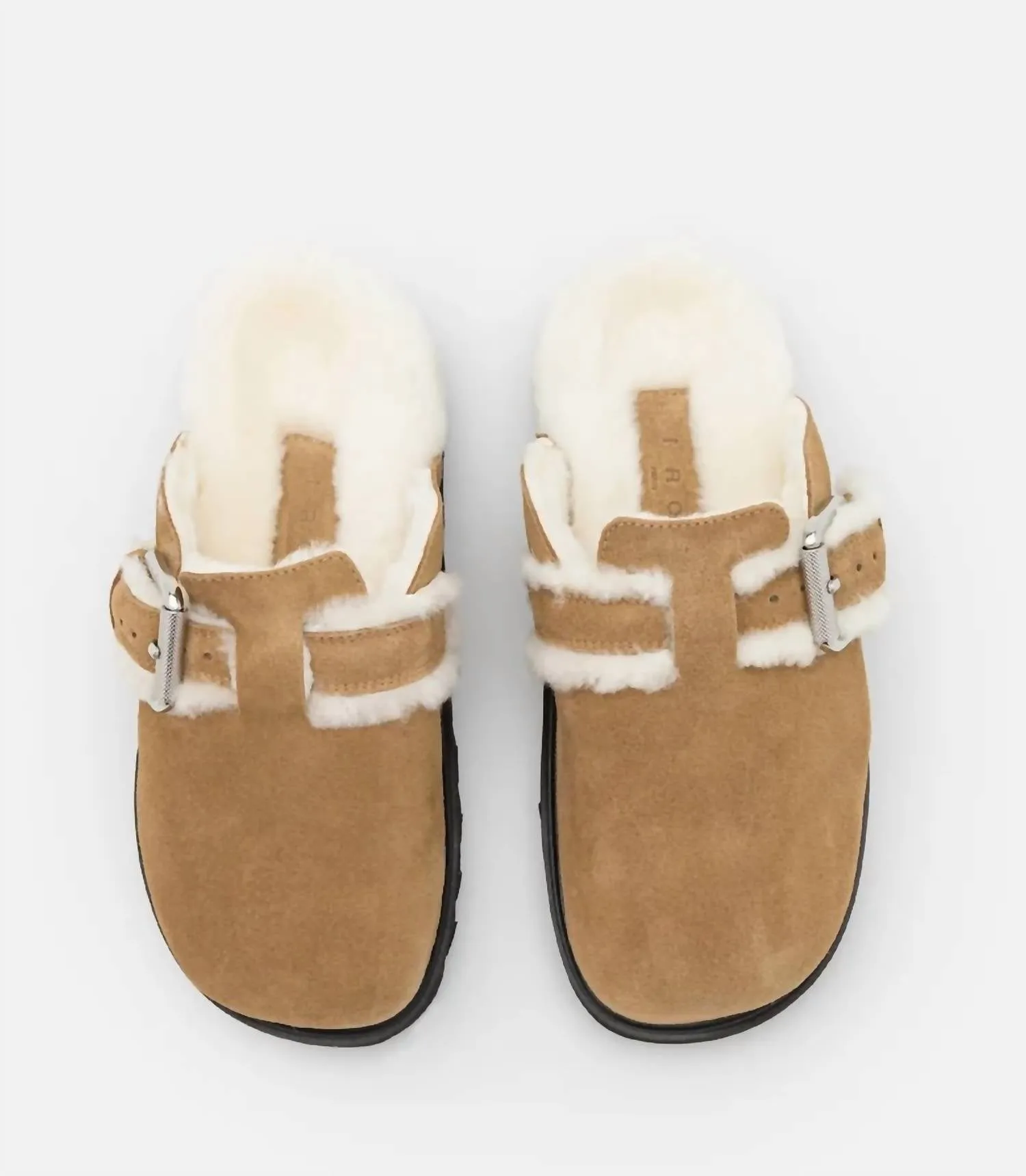 Women's Bracci Leather Mules In Camel/cream